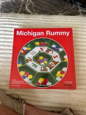 Michigan Rummy Board Game - Red